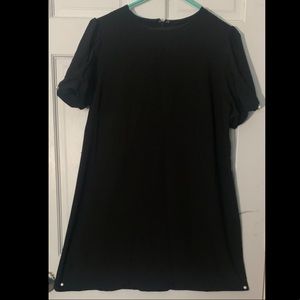 Woman’s black dress